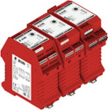 For Emergency Stop and Gate Monitoring with Delayed Contacts